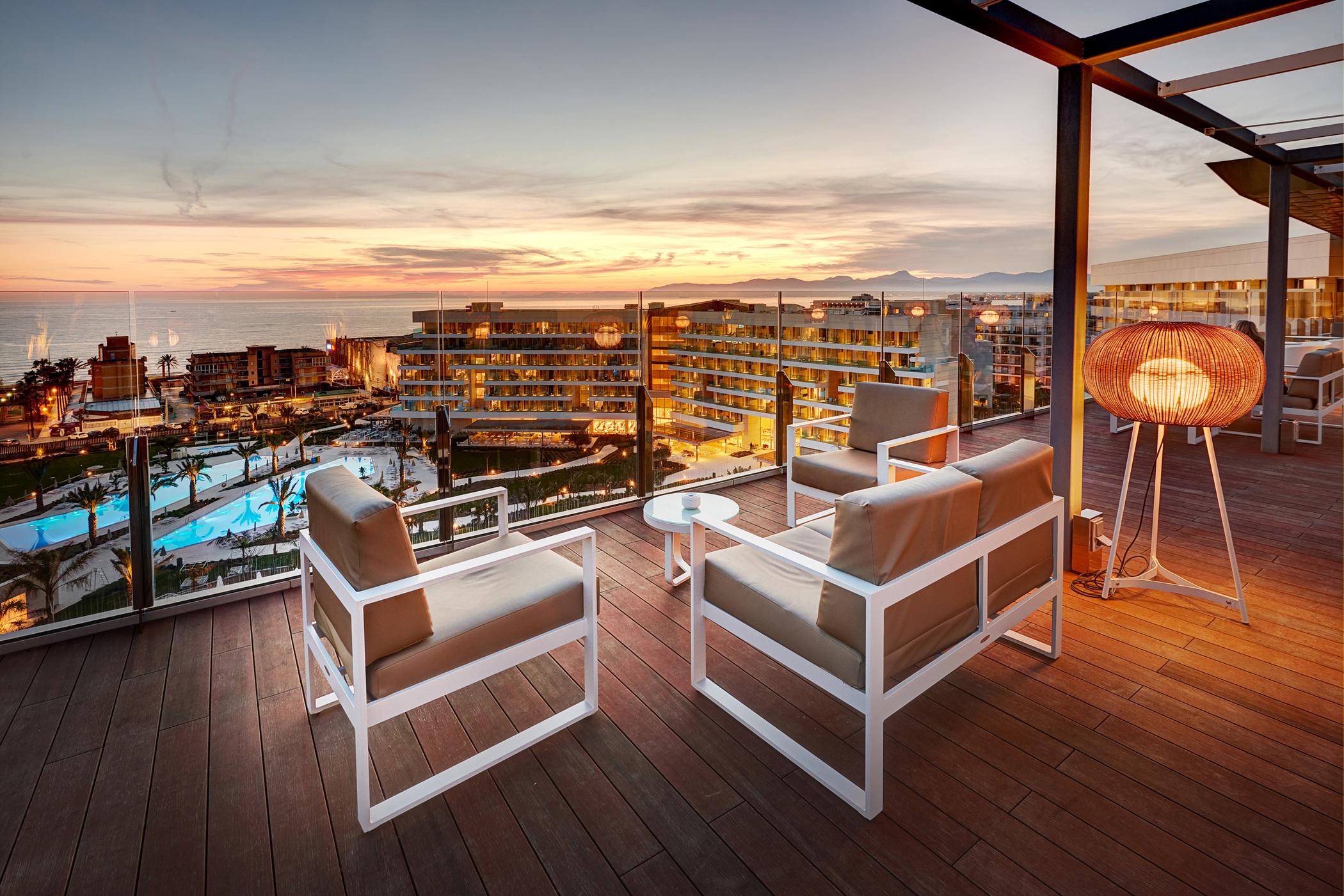 ฮิโปเทล ปลายา เด ปาลมา พาเลซแอนด์สปา Hotel ปลายาเดปัลมา ภายนอก รูปภาพ The view from the rooftop of the hotel
