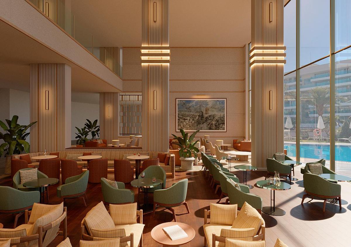 ฮิโปเทล ปลายา เด ปาลมา พาเลซแอนด์สปา Hotel ปลายาเดปัลมา ภายนอก รูปภาพ The interior of the lounge