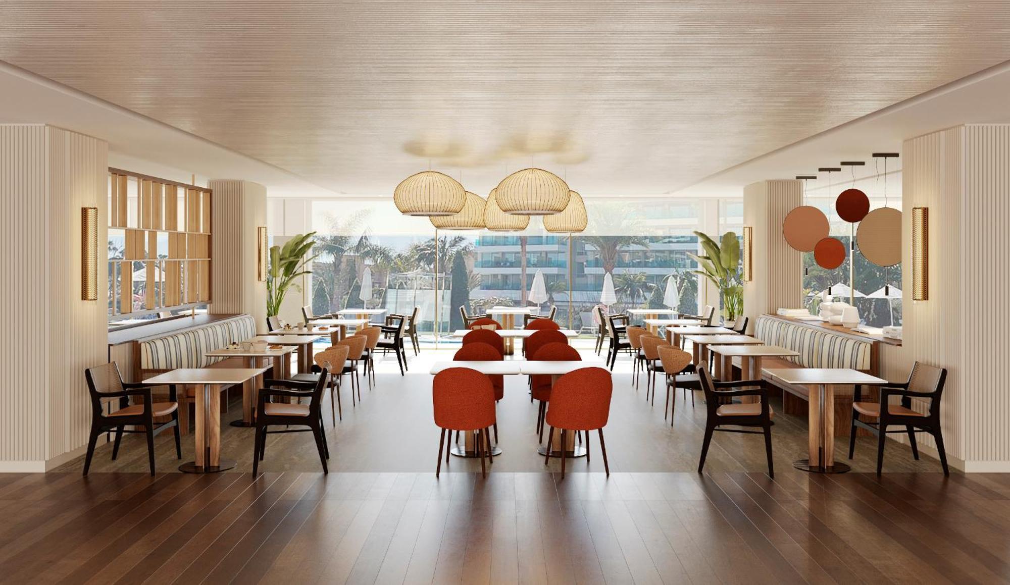 ฮิโปเทล ปลายา เด ปาลมา พาเลซแอนด์สปา Hotel ปลายาเดปัลมา ภายนอก รูปภาพ The interior of the restaurant