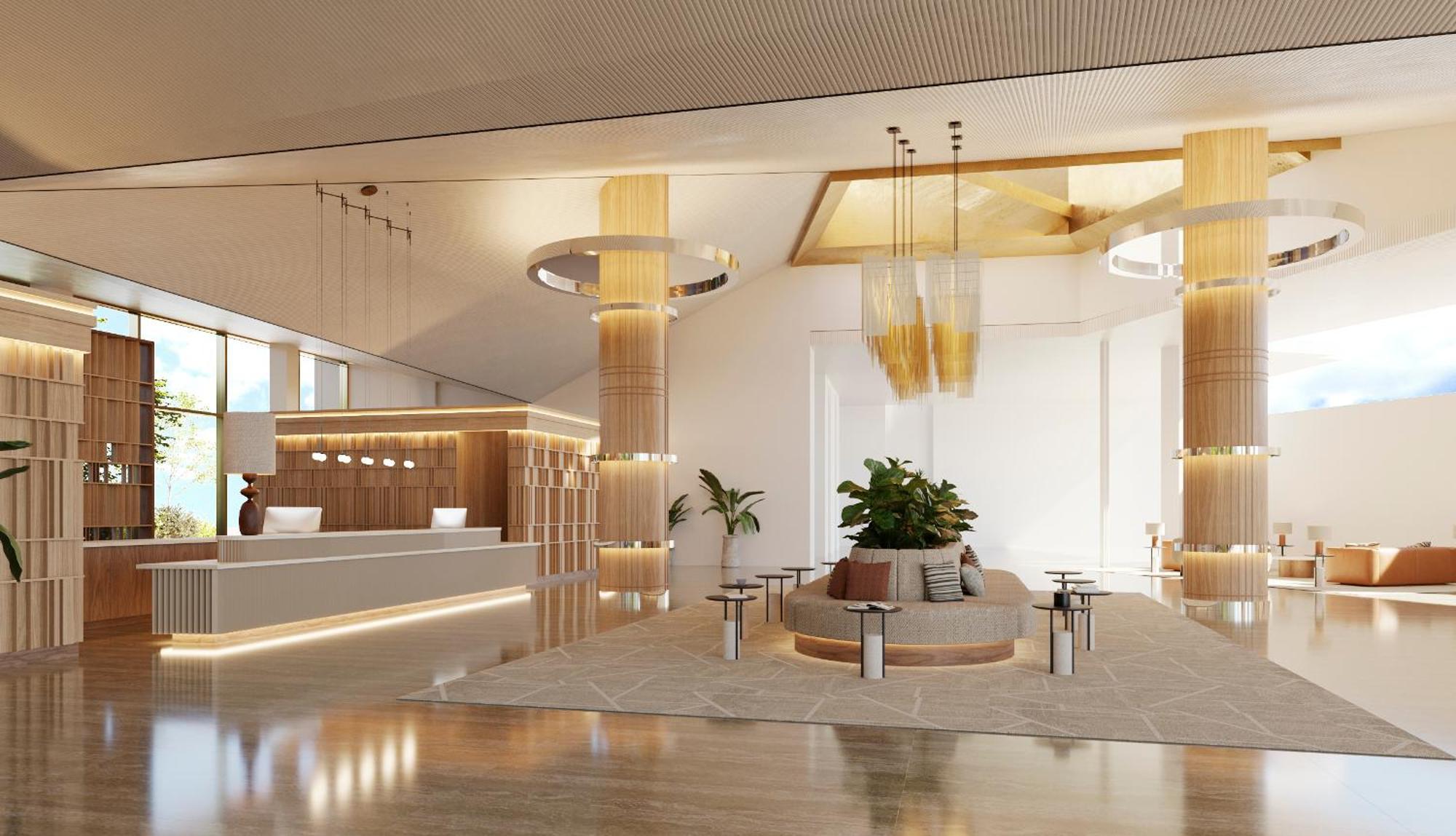 ฮิโปเทล ปลายา เด ปาลมา พาเลซแอนด์สปา Hotel ปลายาเดปัลมา ภายนอก รูปภาพ Interior of the hotel